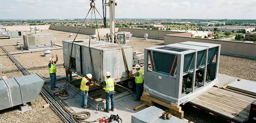 Warehouse and Industrial HVAC Replacement in Bensalem