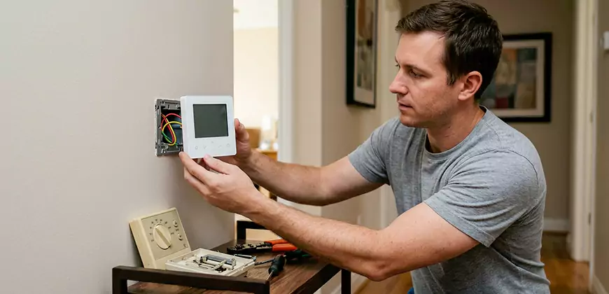Heat Pump Thermostat Configuration in Bensalem